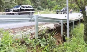 Đèo Mimosa cửa ngõ Đà Lạt sạt lở